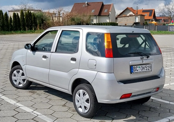 Subaru Justy cena 14400 przebieg: 154000, rok produkcji 2004 z Opalenica małe 352